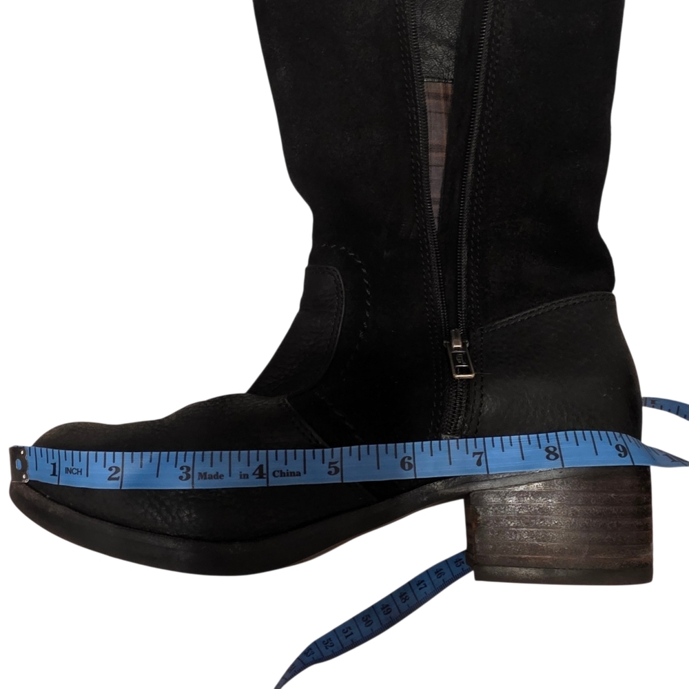 UGG Lou Moto Style Leather/Suede Boots- 7 - Picture 9 of 16
